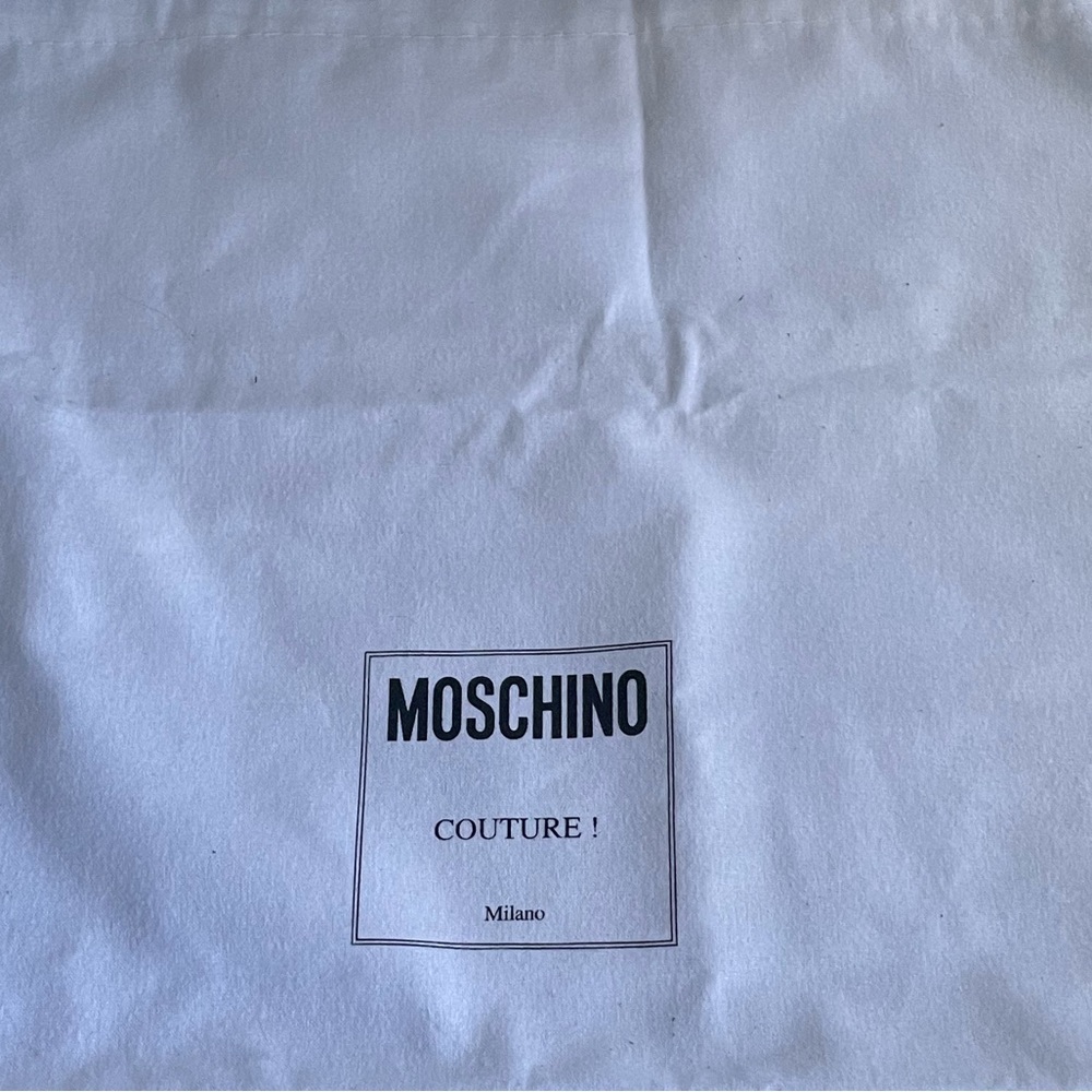 Designer MOSCHINO Dust bag for shoe storage